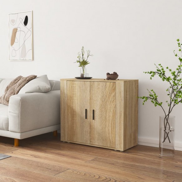 Buffet Chêne sonoma 80x33x70 cm 