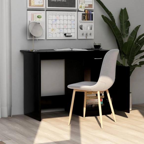Bureau Noir 100 x 50 x 76 cm Aggloméré Bureau Noir 100 x 50 x 76 cm Aggloméré