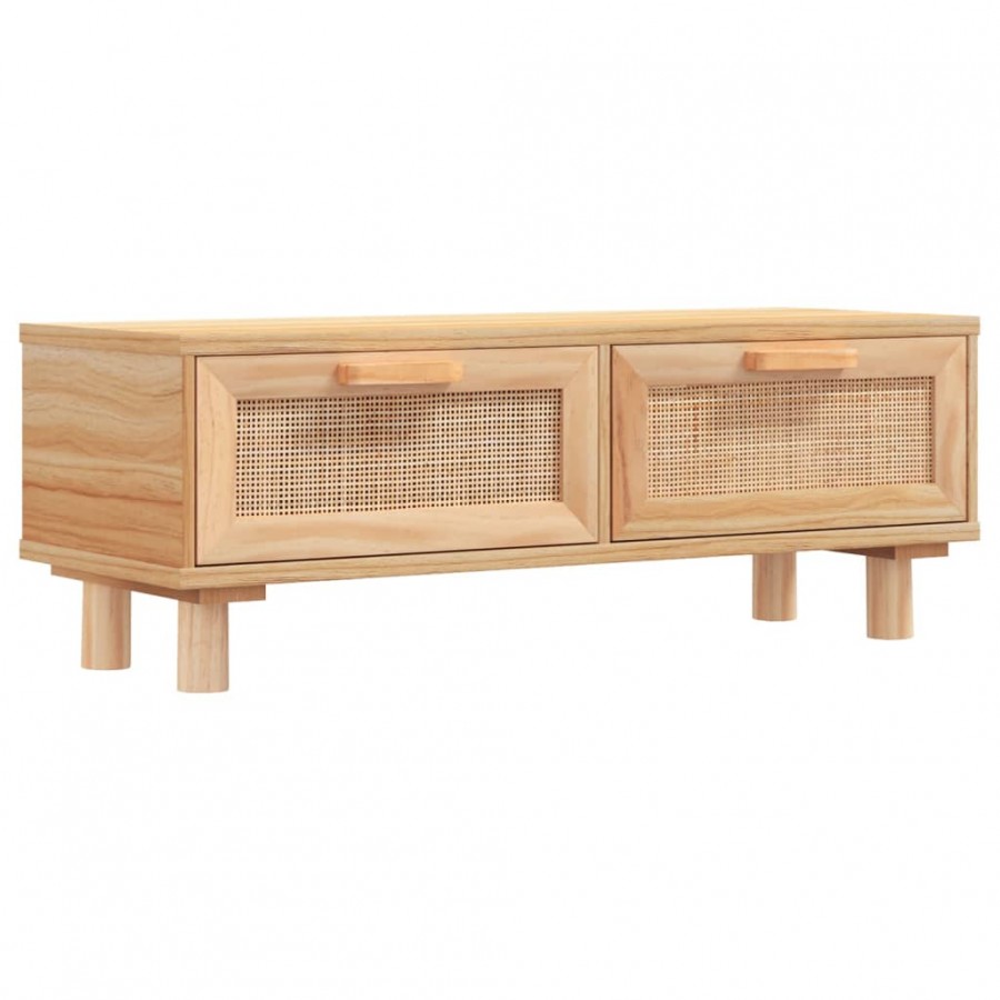 Table basse Marron 80x40x30 cm  et pin massif