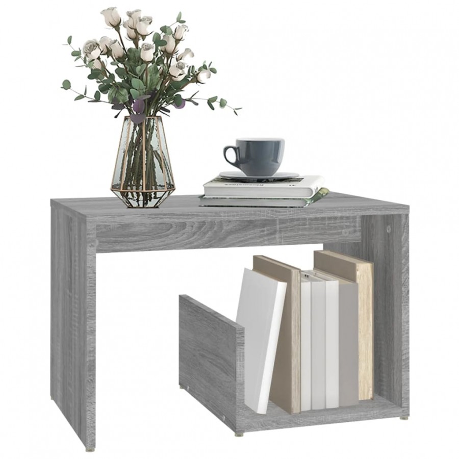 Table d'appoint Sonoma gris 59x36x38 cm