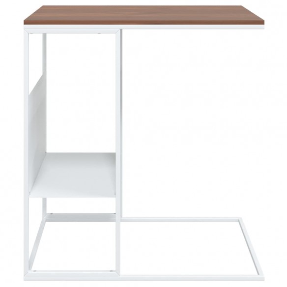 Table d'appoint Blanc 55x36x59,5 cm  Table d'appoint Blanc 55x36x59,5 cm