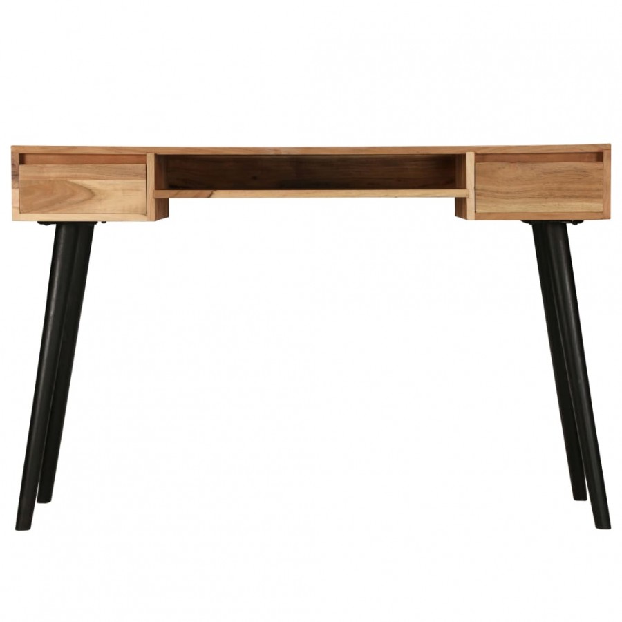 Table à écrire Bois d'acacia massif 118 x 45 x 76 cm