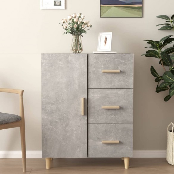 Buffet Gris béton 69,5x34x90 cm 