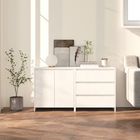 Buffets 2 pcs Blanc 