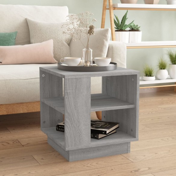 Table basse Sonoma gris 40x40x43 cm 