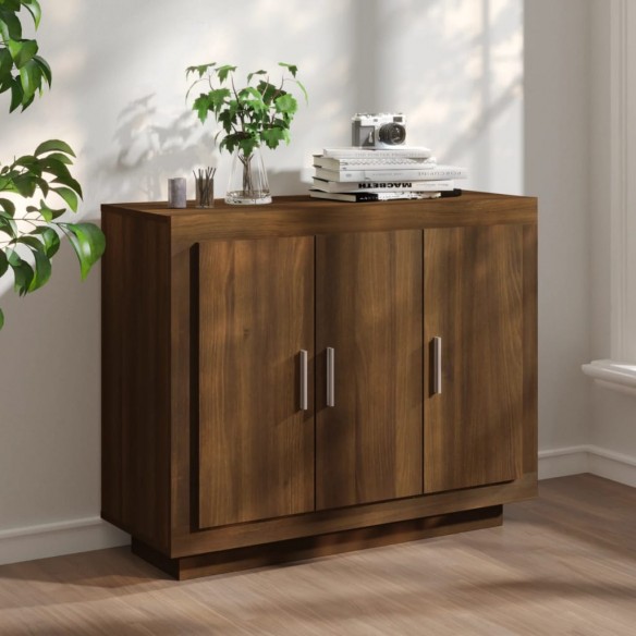 Buffet Chêne marron 92x35x75 cm 