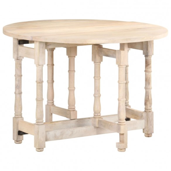 Table de salle à manger Rond 110x76 cm Bois de manguier massif