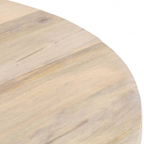 Table de salle à manger Rond 110x76 cm Bois de manguier massif
