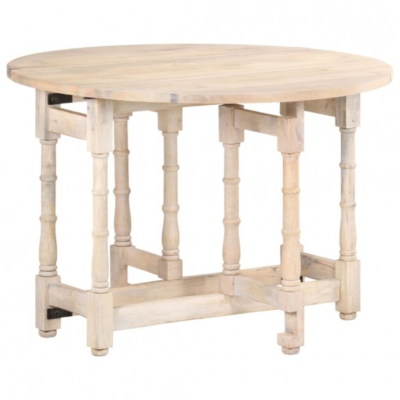 Table de salle à manger Rond 110x76 cm Bois de manguier massif