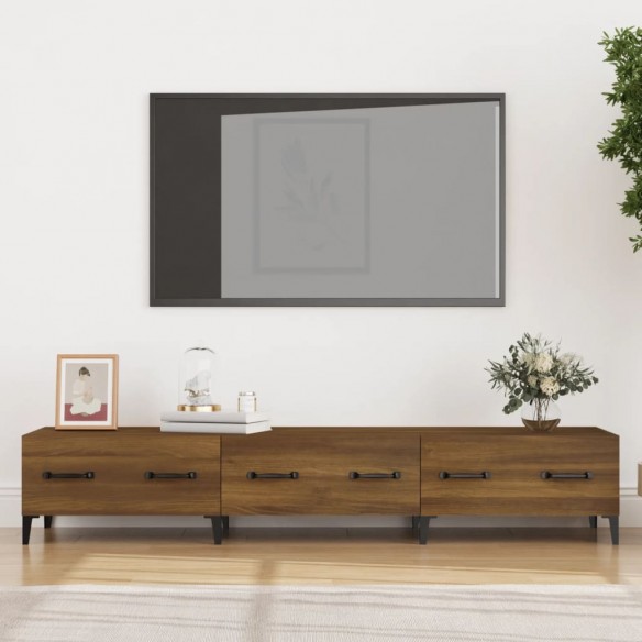 Meuble TV Chêne marron 150x34,5x30 cm 