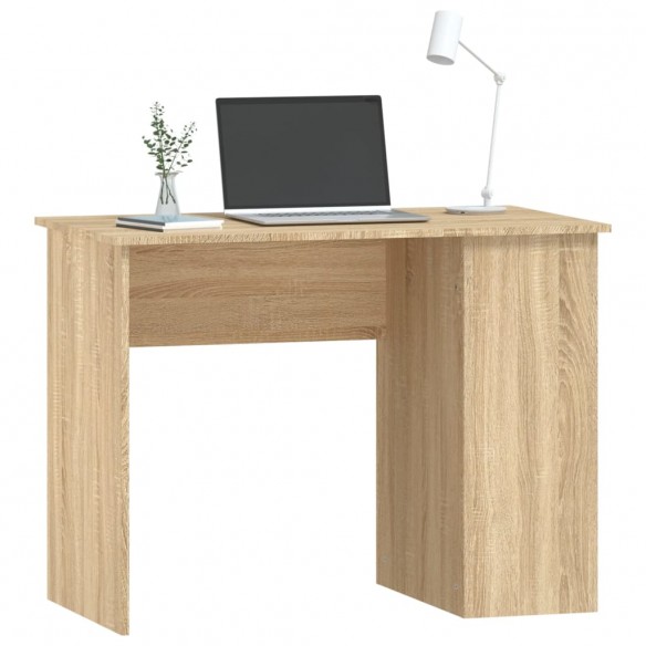 Bureau chêne sonoma 100x55x75 cm bois d'ingénierie Bureau chêne sonoma 100x55x75 cm bois d'ingénierie