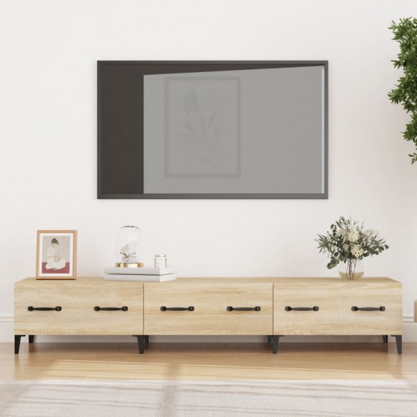 Meuble TV Chêne sonoma 150x34,5x30 cm 