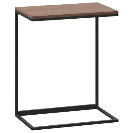 Table d'appoint Noir 55x35x66 cm  2