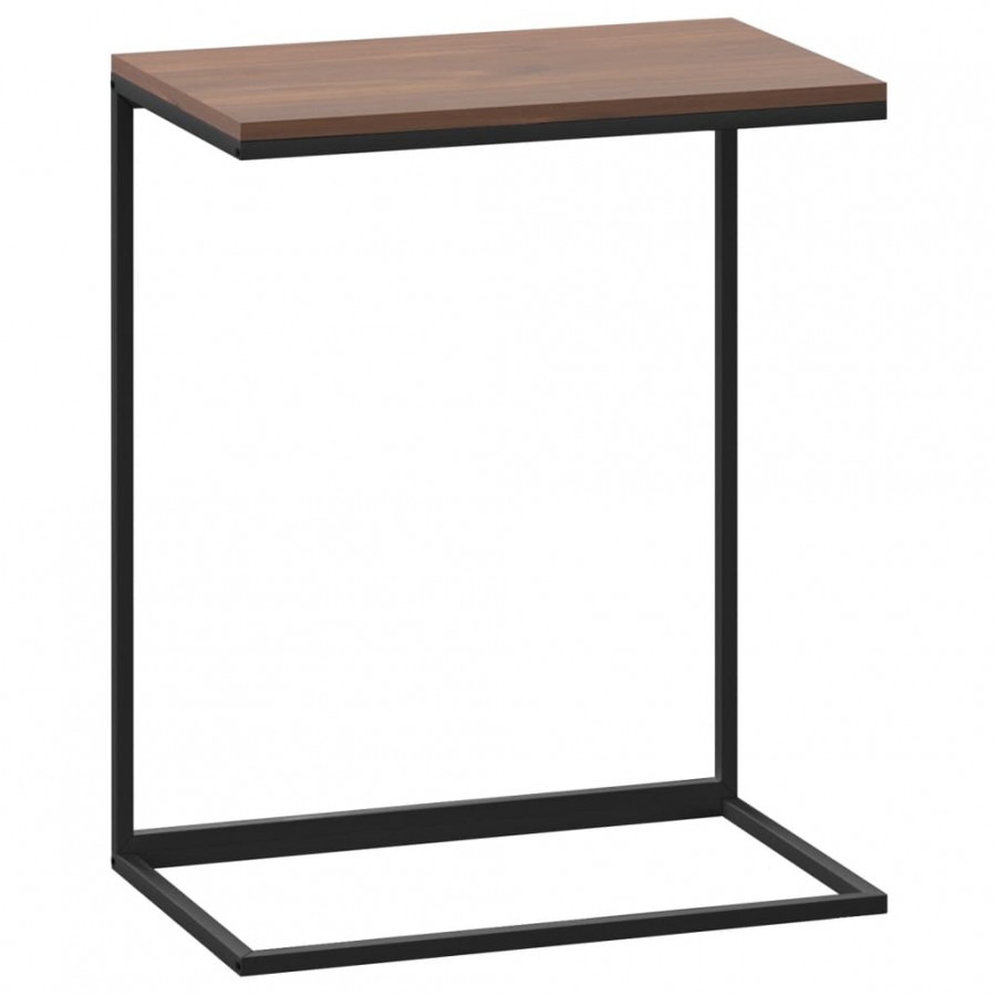 Table d'appoint Noir 55x35x66 cm
