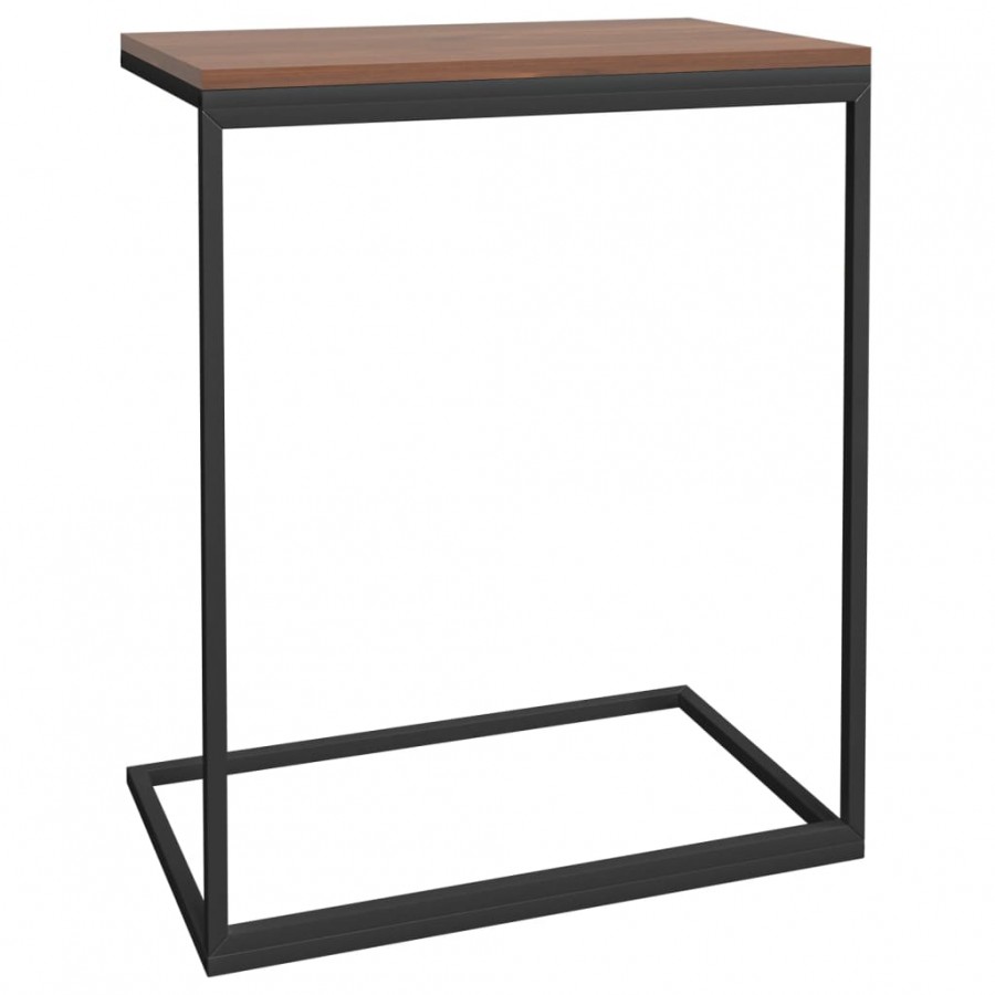 Table d'appoint Noir 55x35x66 cm