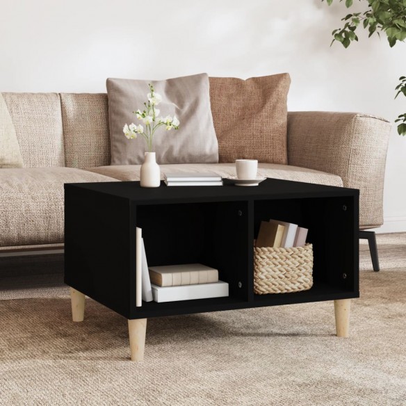 Table basse Noir 60x50x36,5 cm 