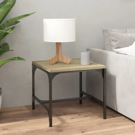 Table d'appoint Chêne sonoma 40x40x35 cm