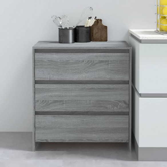 Buffet Sonoma gris 70x41x75 cm 