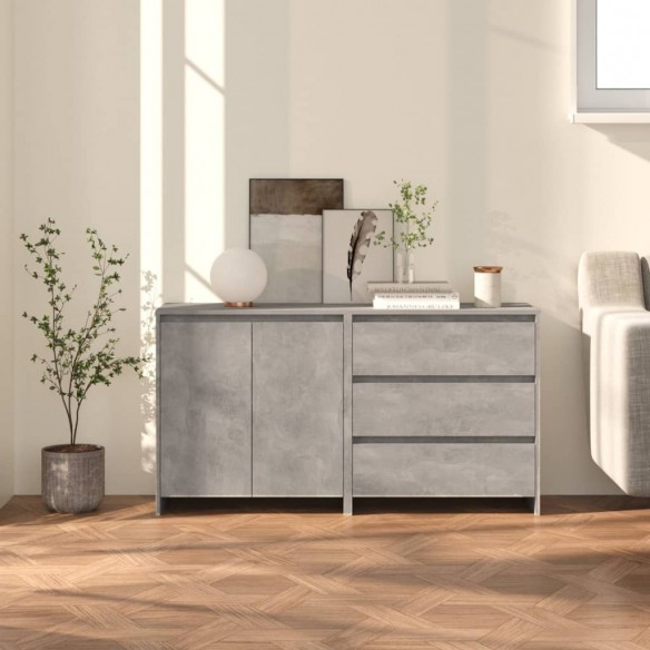 Buffets 2 pcs Gris béton 