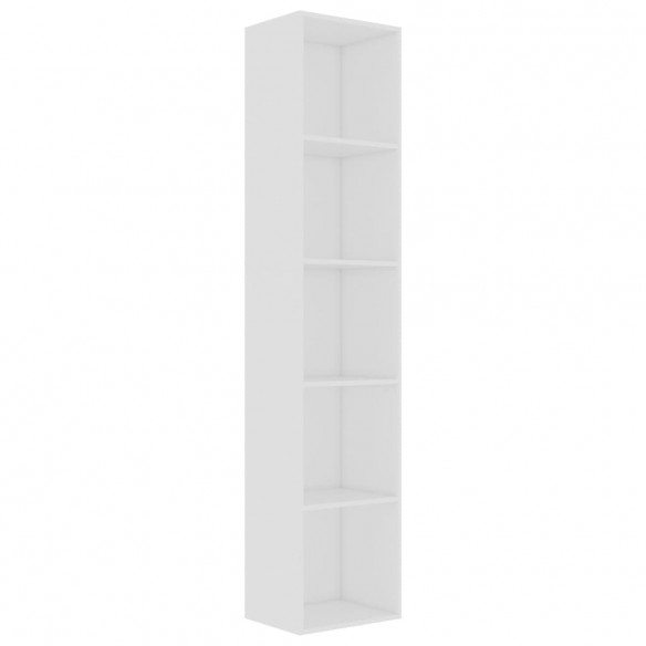 Bibliothèque Blanc 40x30x189 cm Aggloméré Bibliothèque Blanc 40x30x189 cm Aggloméré