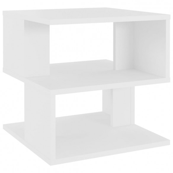 Table d'appoint Blanc 40x40x40 cm Aggloméré Table d'appoint Blanc 40x40x40 cm Aggloméré