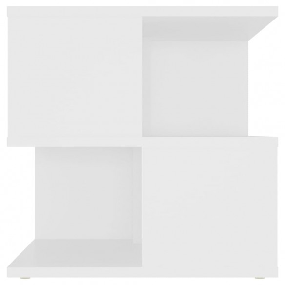 Table d'appoint Blanc 40x40x40 cm Aggloméré Table d'appoint Blanc 40x40x40 cm Aggloméré