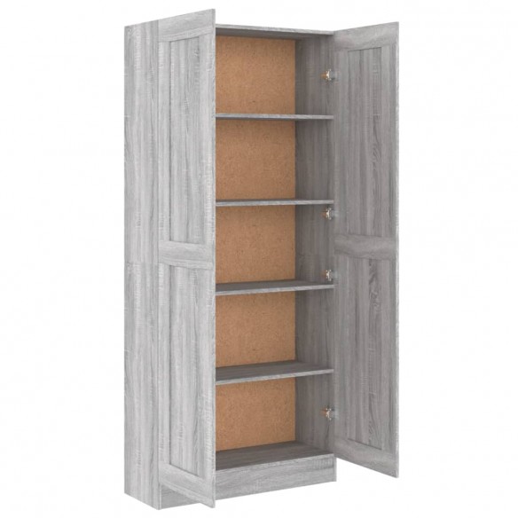 Bibliothèque Sonoma gris 82,5x30,5x185,5 cm 