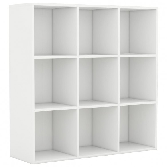 Bibliothèque Blanc 98x30x98 cm Aggloméré Bibliothèque Blanc 98x30x98 cm Aggloméré