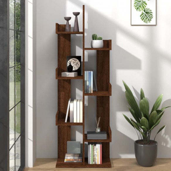 Bibliothèque 48x25,5x140 cm Chêne marron 