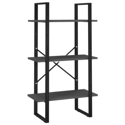 Étagère de rangement Gris 60x30x105 cm Aggloméré 2