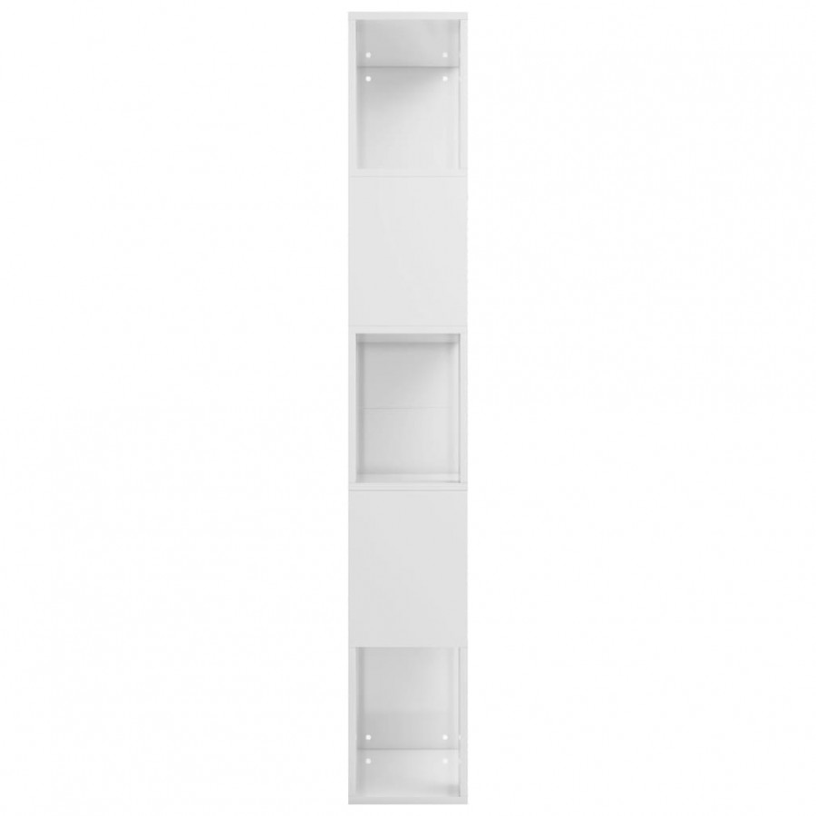Bibliothèque/Séparateur de pièce Blanc brillant 45x24x159 cm