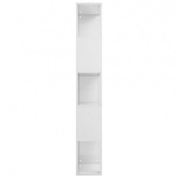Bibliothèque/Séparateur de pièce Blanc brillant 45x24x159 cm Bibliothèque/Séparateur de pièce Blanc brillant 45x24x159 cm