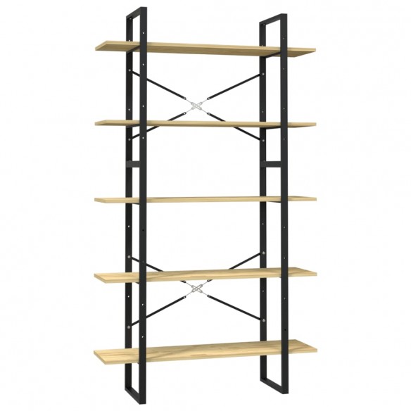Bibliothèque à 5 niveaux 100x30x175 cm Bois de pin Bibliothèque à 5 niveaux 100x30x175 cm Bois de pin