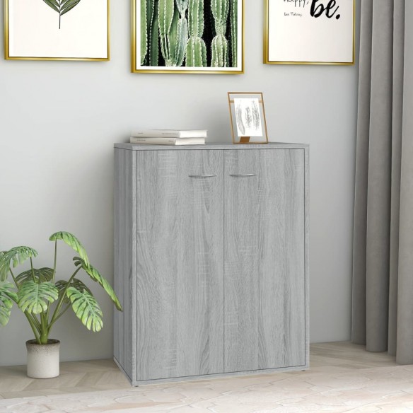 Buffet Sonoma gris 60x30x75 cm 