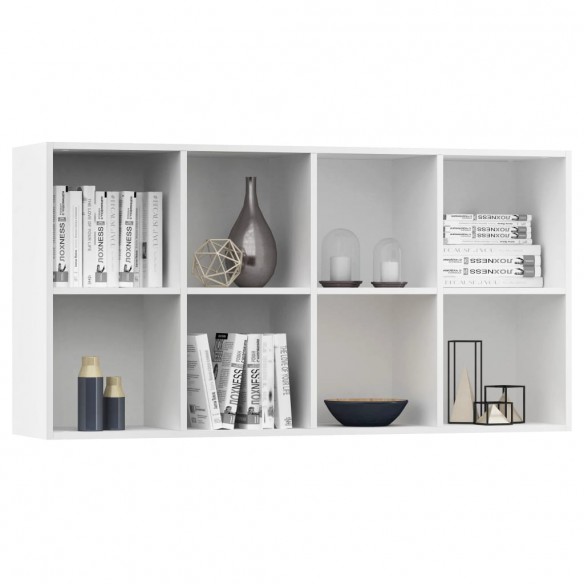 Bibliothèque/Buffet Blanc 66x30x130 cm  Bibliothèque/Buffet Blanc 66x30x130 cm