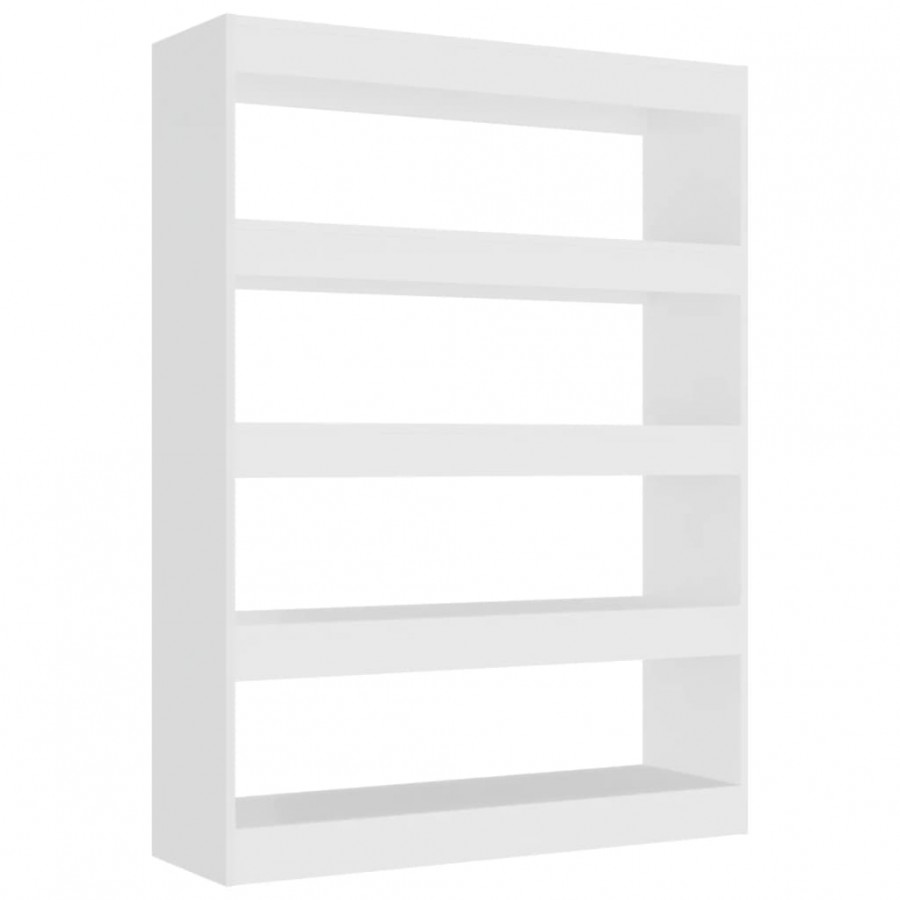 Bibliothèque/Séparateur de pièce Blanc 100x30x135 cm