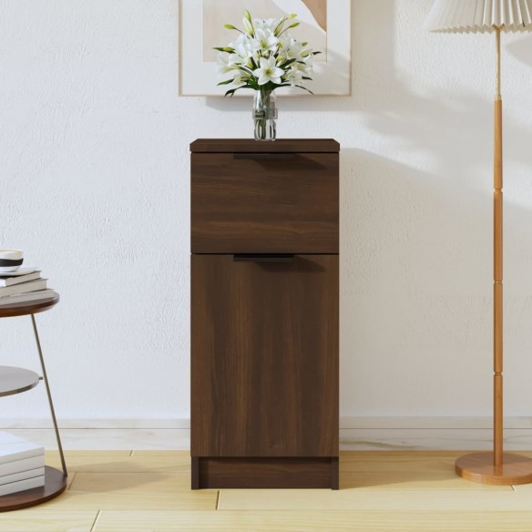 Buffet Chêne marron 30x30x70 cm 