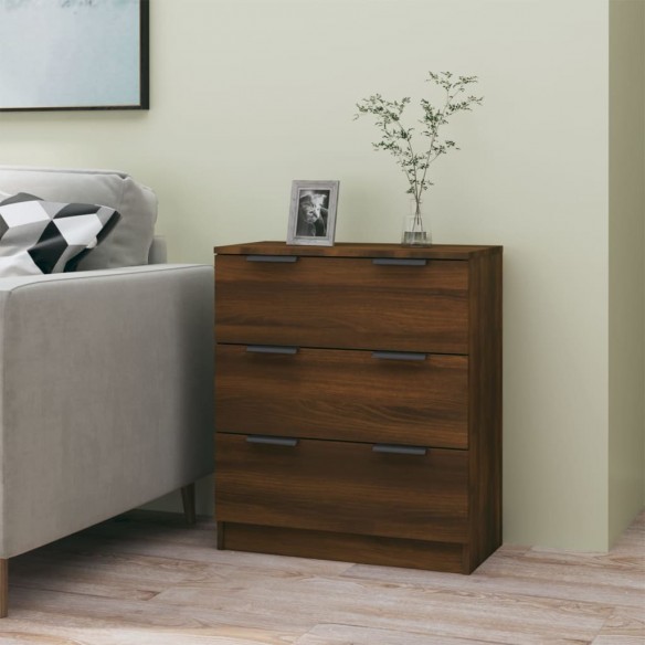 Buffet Chêne marron 60x30x70 cm 