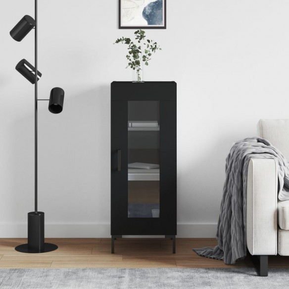 Buffet Noir 34,5x34x90 cm 