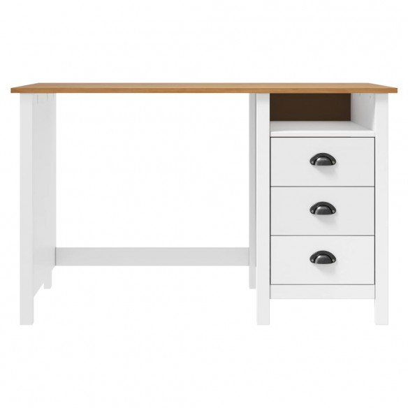 Bureau Hill avec 3 tiroirs 120x50x74 cm Pin solide Bureau Hill avec 3 tiroirs 120x50x74 cm Pin solide