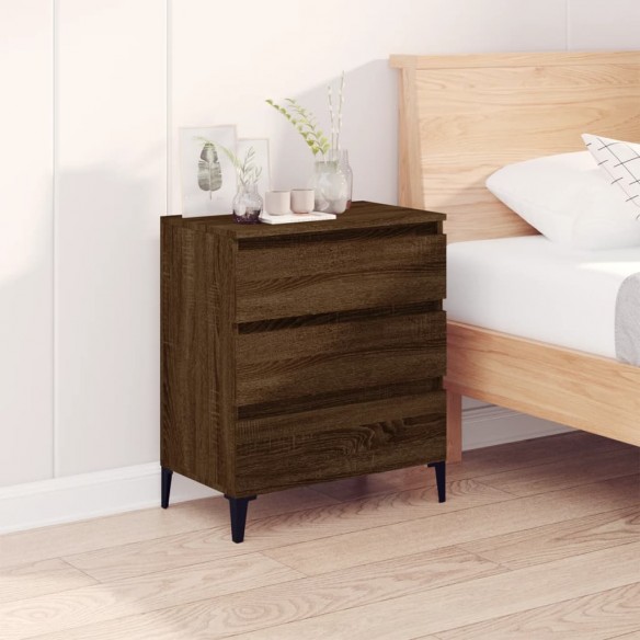 Buffet Chêne marron 60x35x70 cm 
