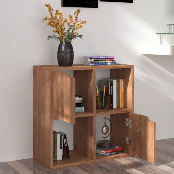 Bibliothèque Chêne marron 60x27,5x59,5 cm Aggloméré