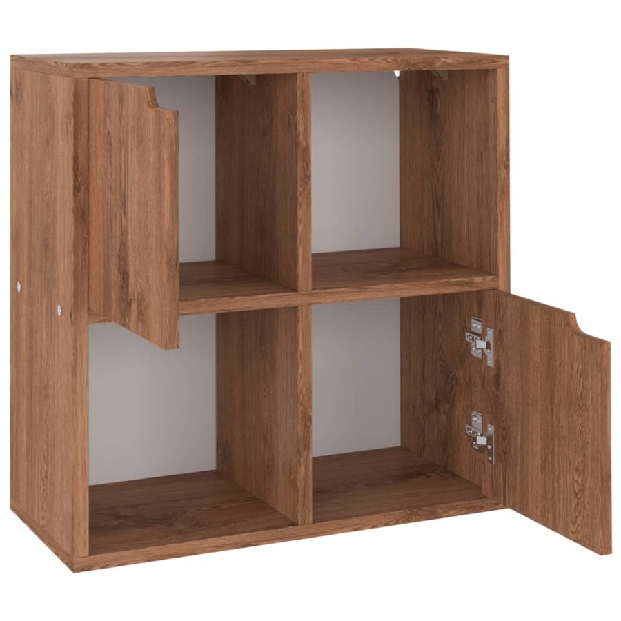 Bibliothèque Chêne marron 60x27,5x59,5 cm Aggloméré