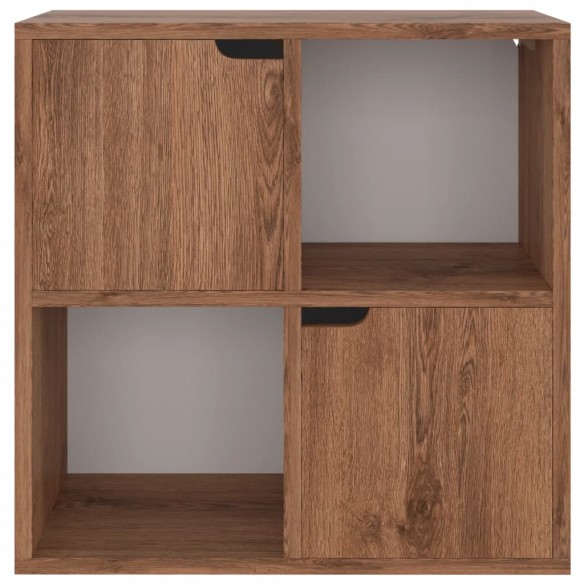 Bibliothèque Chêne marron 60x27,5x59,5 cm Aggloméré