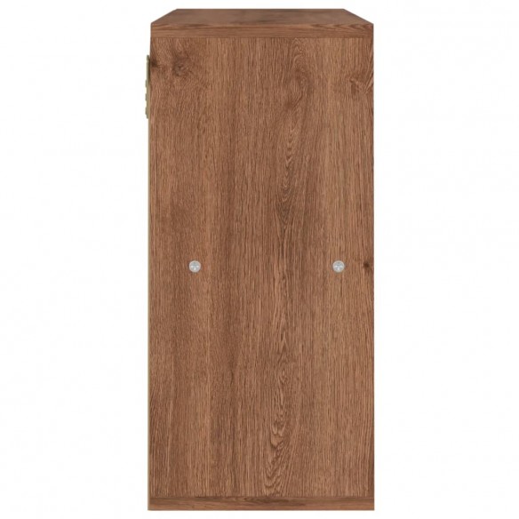 Bibliothèque Chêne marron 60x27,5x59,5 cm Aggloméré