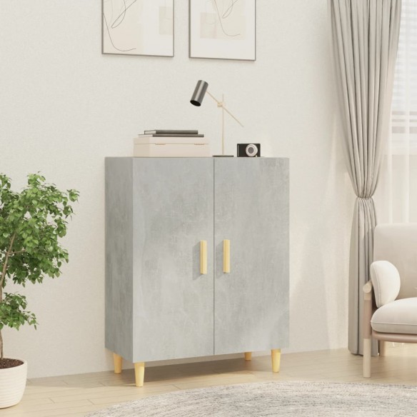Buffet Gris béton 70x34x90 cm 