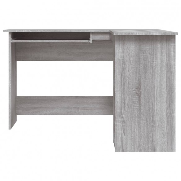 Bureau d'angle sonoma gris 120x140x75 cm bois d'ingénierie Bureau d'angle sonoma gris 120x140x75 cm bois d'ingénierie