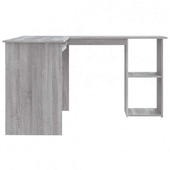 Bureau d'angle sonoma gris 120x140x75 cm bois d'ingénierie Bureau d'angle sonoma gris 120x140x75 cm bois d'ingénierie