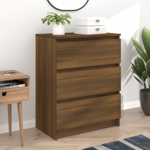 Buffet Chêne marron 60x35x76 cm 