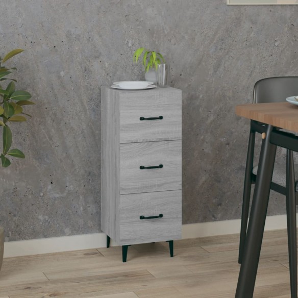 Buffet Sonoma gris 34,5x34x90 cm 